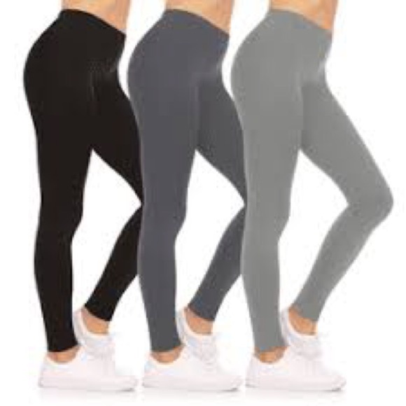 Bundle of Three Black GAIAM Leggings - Picture 1 of 16